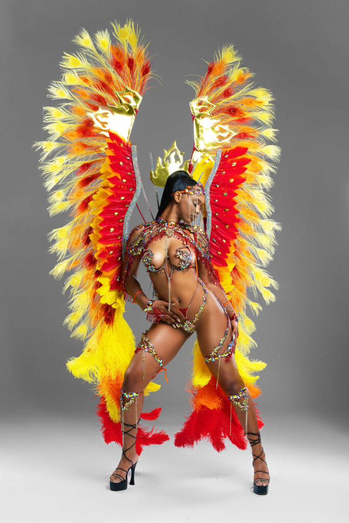 2023 premium costume for Toronto Carnival by Sunlime Mas Band.