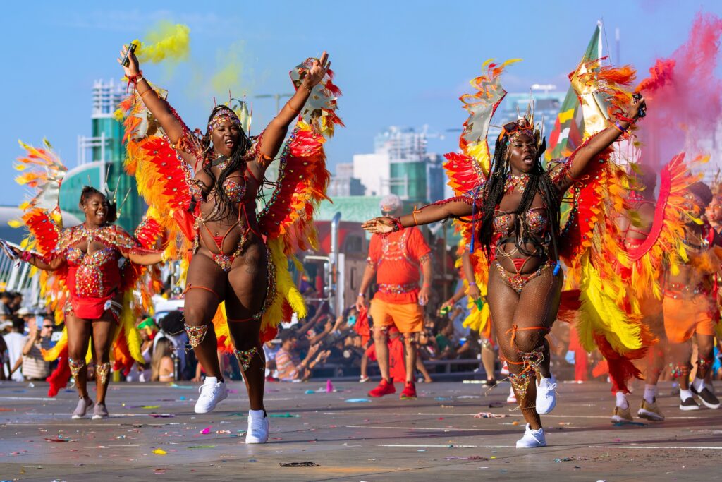 Play Mas at Toronto Caribbean Carnival with Sunlime Mas. 2024 Toronto Carnival Costumes from Sunlime Mas. Volunteer at a Mas Camp for  Toronto Carnival